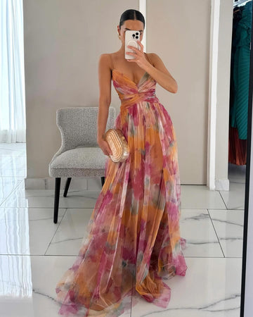 Laura™ | Robe longue envoûtante à imprimé floral
